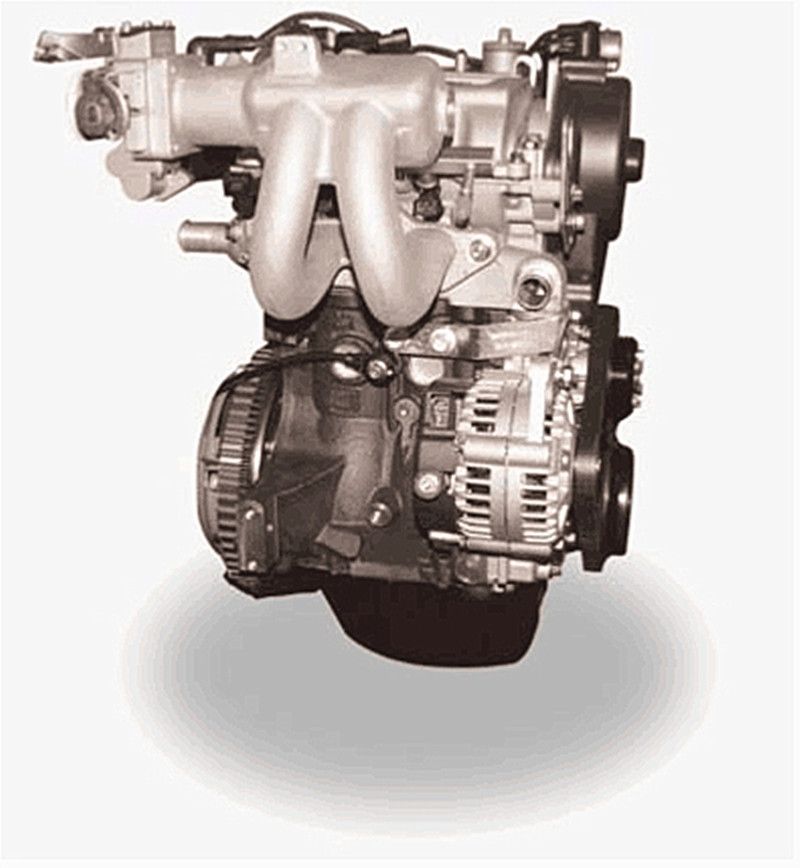 2 cylinder EFI Engine 600CC Vertical 